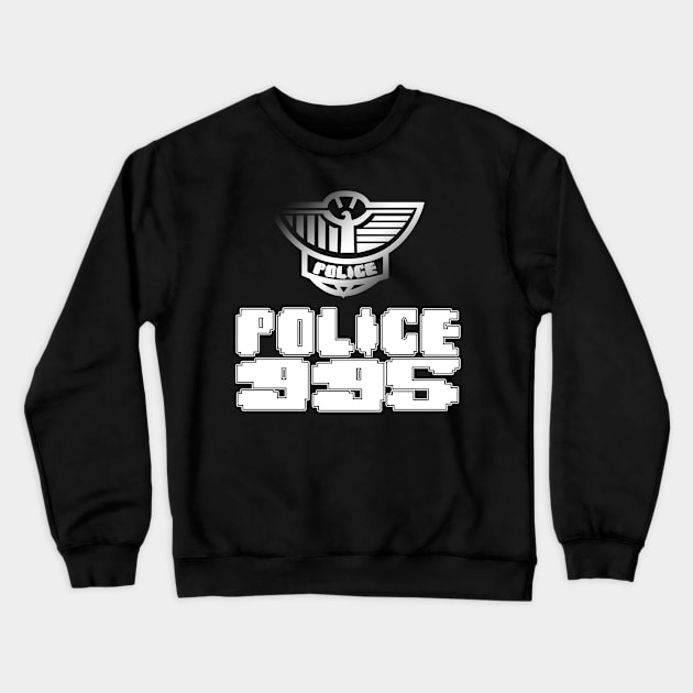 Police 995 Crewneck Sweatshirt by Meta Cortex